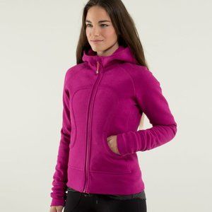 LULULEMON 4 scuba hoodie stretch raspberry pink
